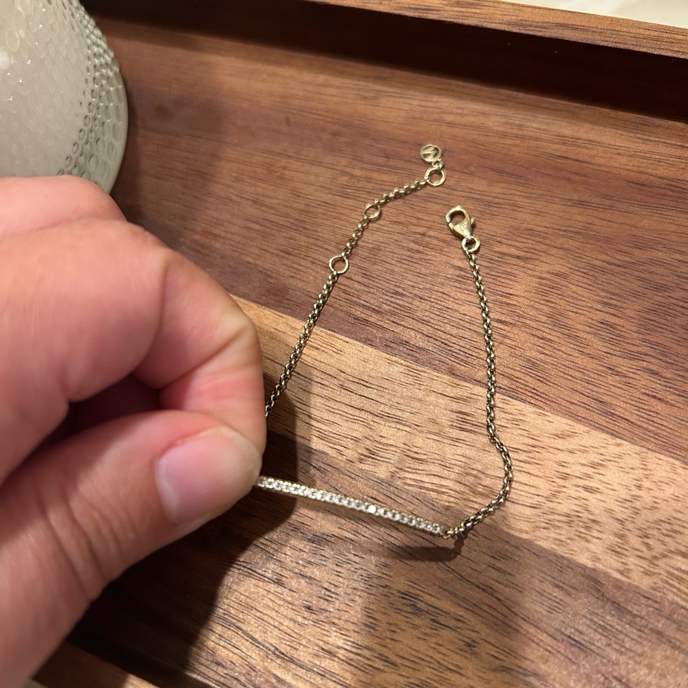 Elegant Pave Diamond Bar Bracelet-Mejuri